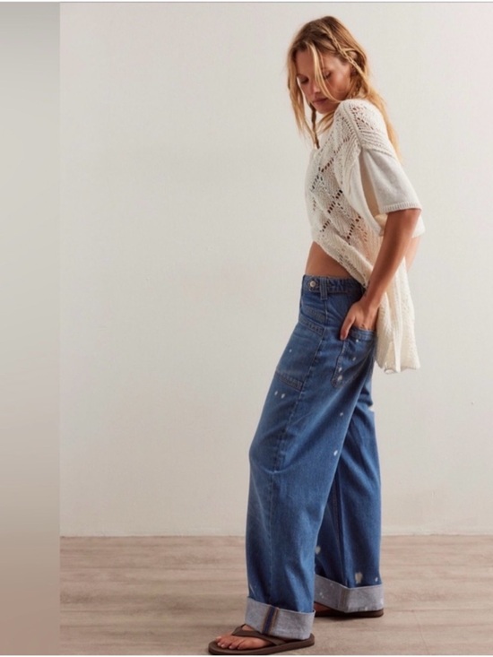 We The Free Denim - We the Free Palmer Cuffed Jeans Size 28 NWT